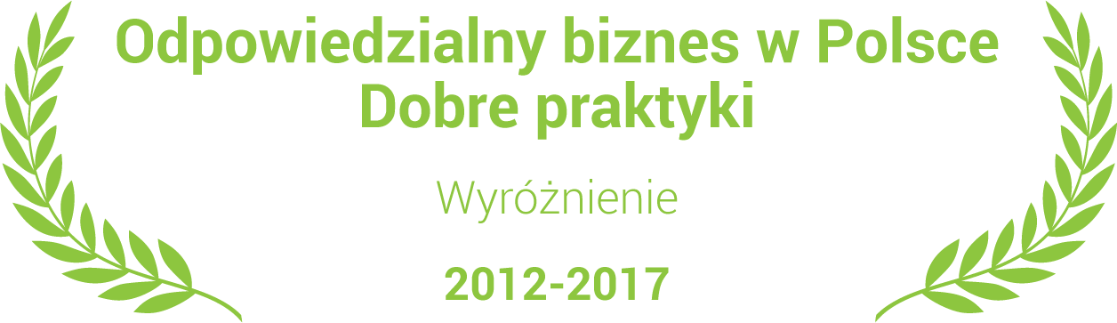 Uzyskane nagrody - odpowiedzialny biznes w Polsce